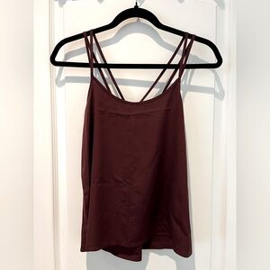 Abercrombie & Fitch Burgundy Red Spaghetti Strap Camisole